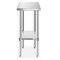 GRIDMANN Stainless Steel Work Table, NSF Commercial Kitchen Prep Table with Under Shelf for Restaurant and Home